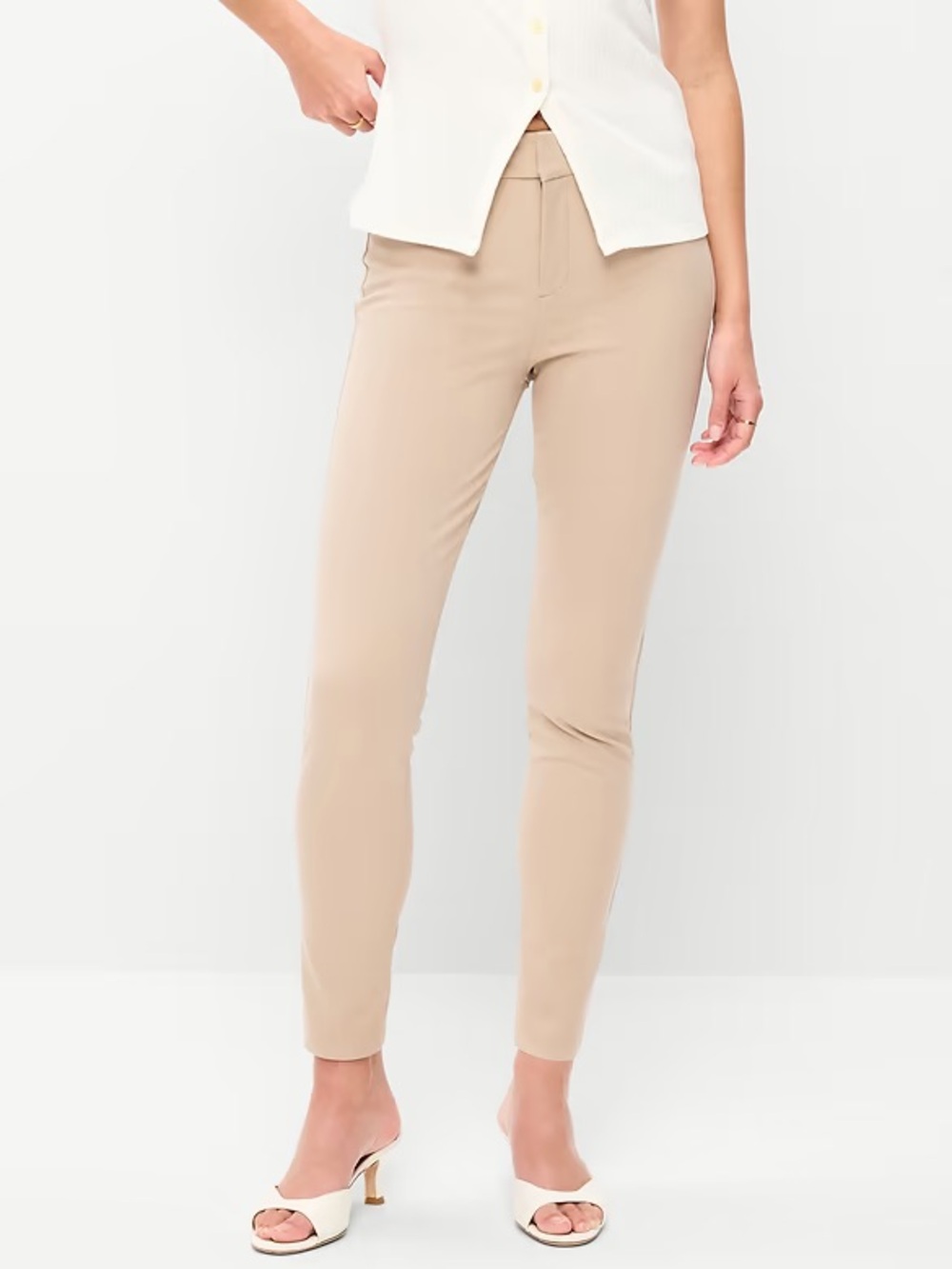Old Navy High-Rise Pixie Skinny Pants – Women’s Size 14 – Tan/Khaki